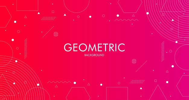 Fond géométrique créatif Conception avec des éléments graphiques pour la conception de fond Conception de fond