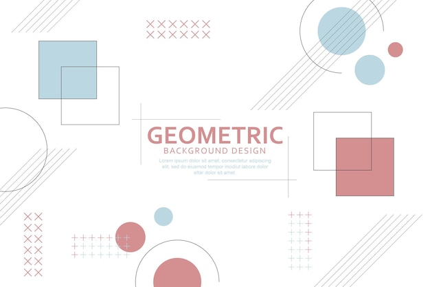 Fond Géométrique Avec Des Formes Polygonales Abstraites