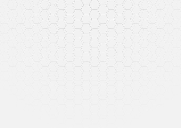 Fond géométrique de la ligne hexagonale blanche