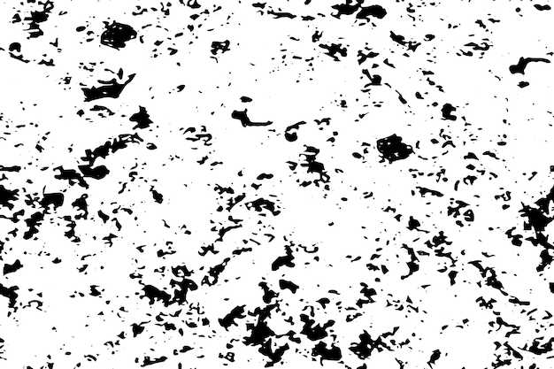 Un fond grunge noir et blanc avec une texture rugueuse.