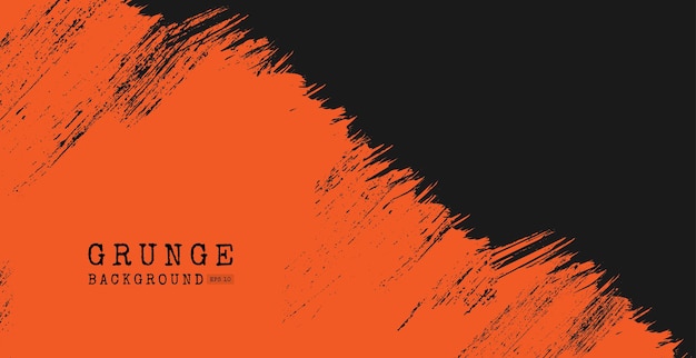 Fond Grunge Orange Pour La Bannière Et L'affiche De Vente De Papier Peint De Bannière