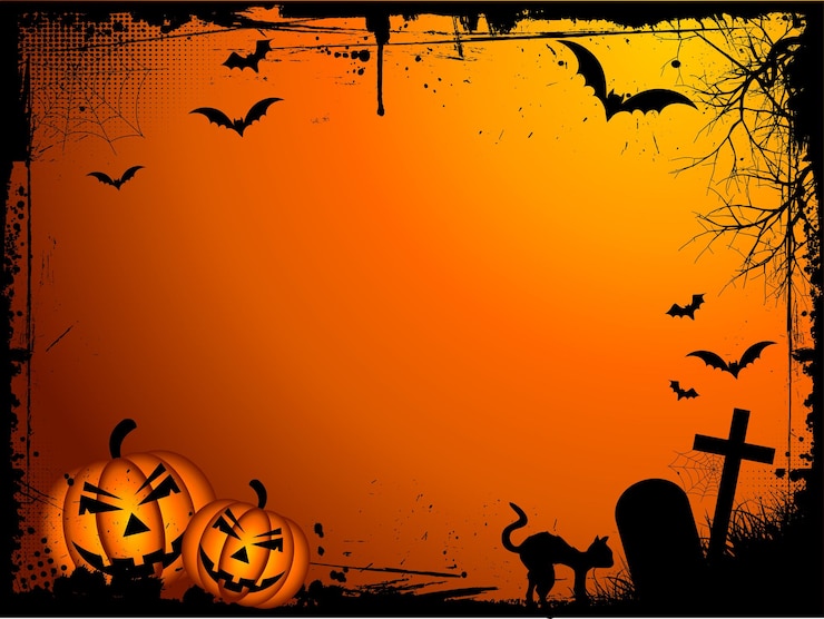 Vecteur fond d'halloween grunge