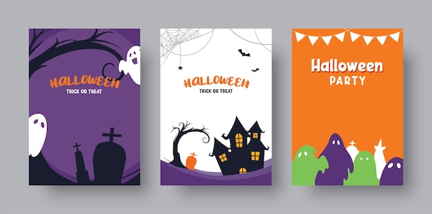 Fond d'Halloween Modèle d'illustration d'Halloween pour la vente de flyers d'affiches et tout le design