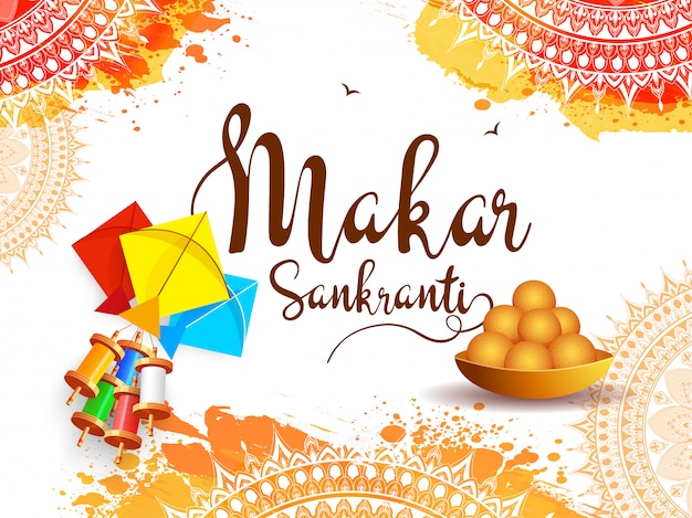 Fond Heureux Makar Sankranti.