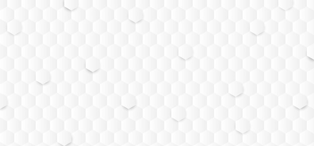 Fond hexagonal abstrait blanc adapté aux couvertures certificats affiches fonds d'écran et ainsi de suite