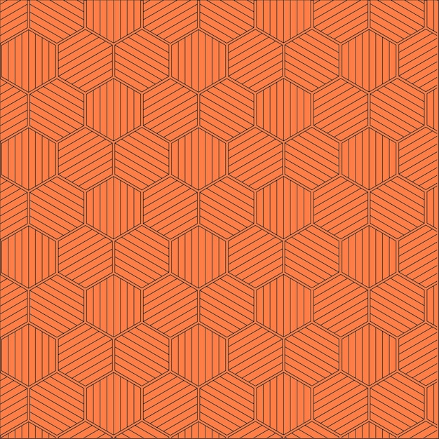 Fond hexagonal