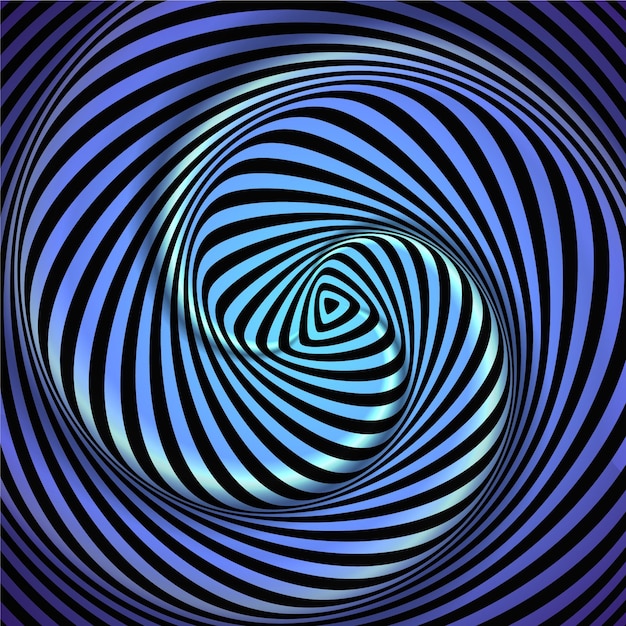 Fond d'illusion d'optique réaliste