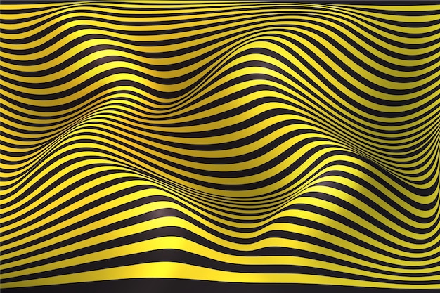 Fond d'illusion d'optique réaliste