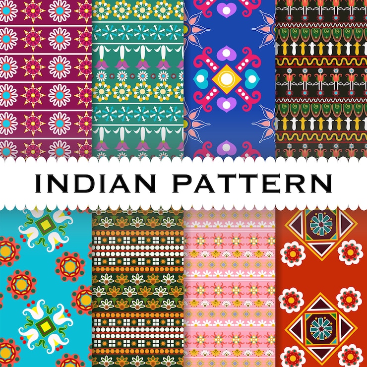 Vecteur fond indien