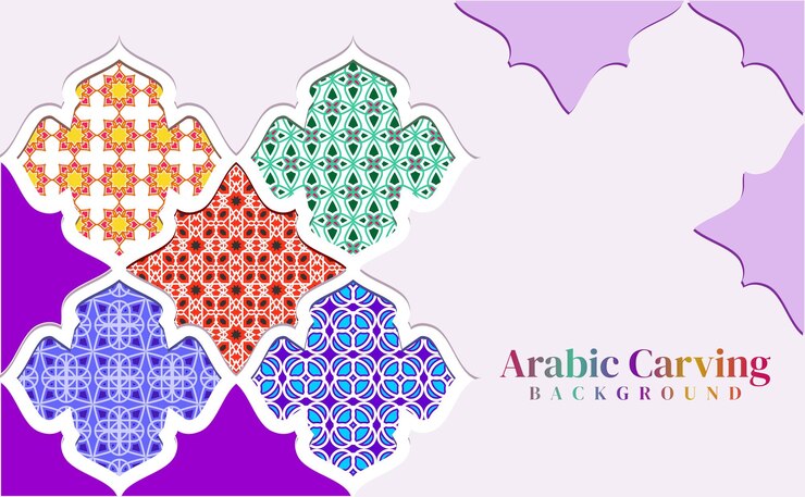 Vecteur fond islamique d'ornement arabe élégant