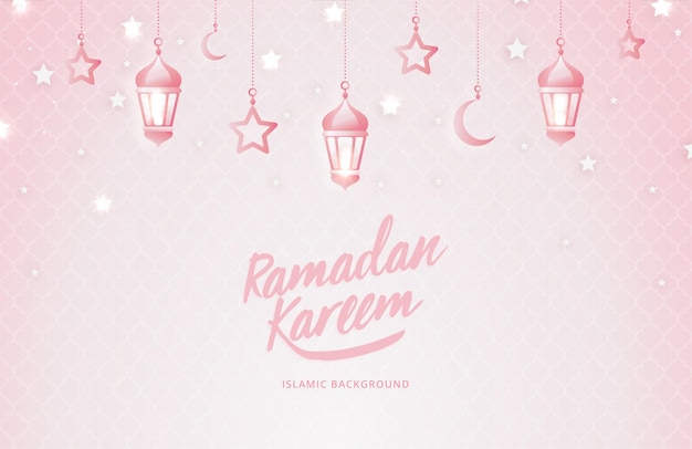 Vecteur fond islamique ramadan kareem