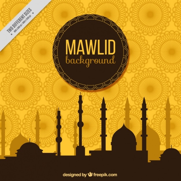 Fond Jaune Mawlid