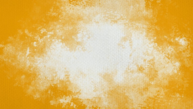 Fond jaune texture aquarelle peinte à la main