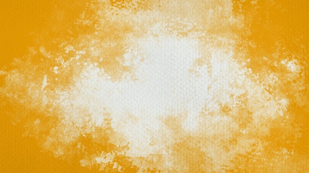 Fond jaune texture aquarelle peinte à la main