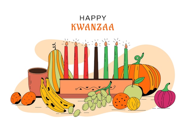 Fond De Kwanzaa Design Plat