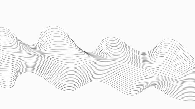 fond de lignes abstraites fines vagues