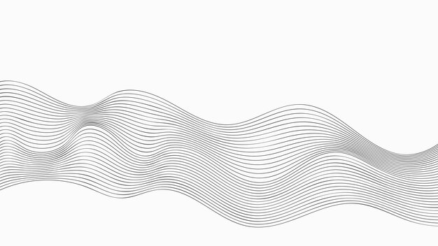 Fond de lignes de vagues abstraites