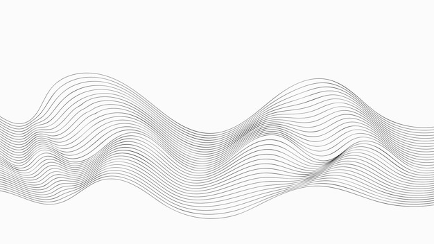 Fond de lignes de vagues abstraites