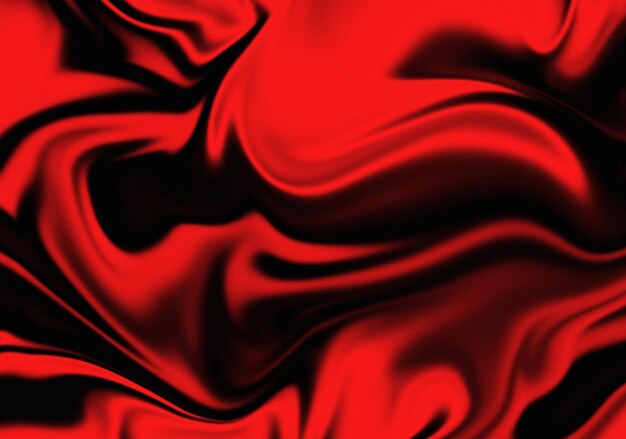 Fond liquide Couleur noire Rendu 3d abstrait Illustration moderne de conception de fond futuriste