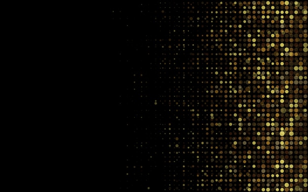 Fond de luxe avec de l'or scintillant