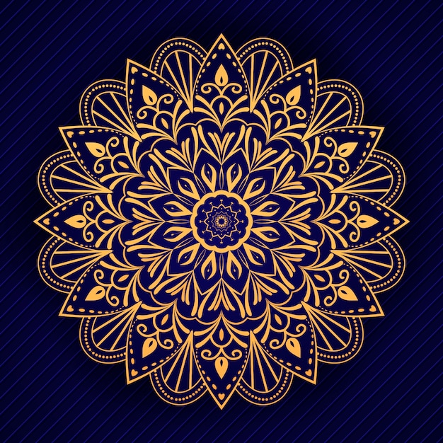 Fond De Mandala Arabesque De Luxe Créatif
