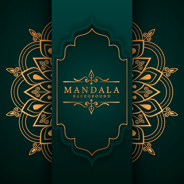 Fond De Mandala Arabesque De Luxe Créatif