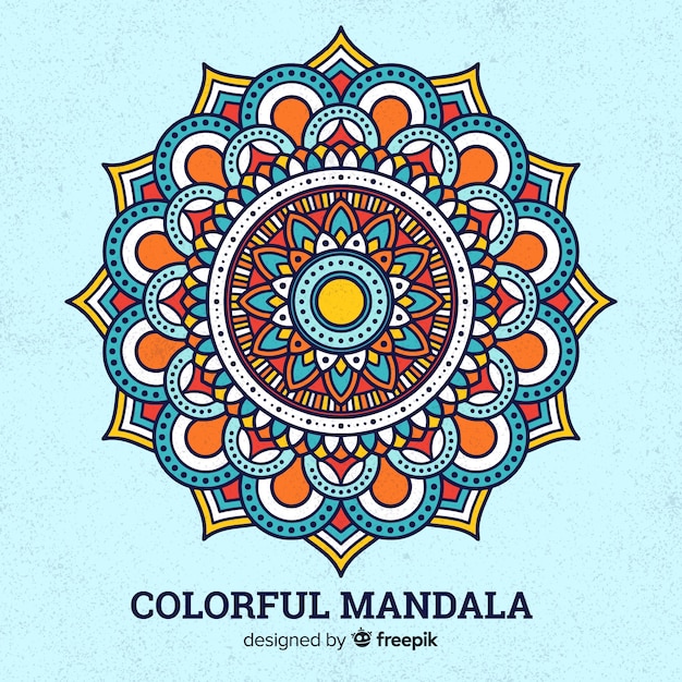 Fond De Mandala Coloré