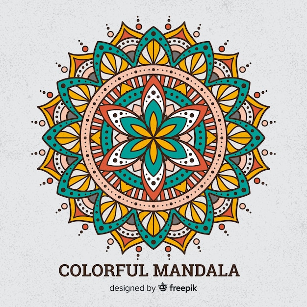 Fond De Mandala Coloré