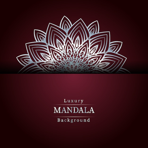 Fond de mandala de luxe créatif