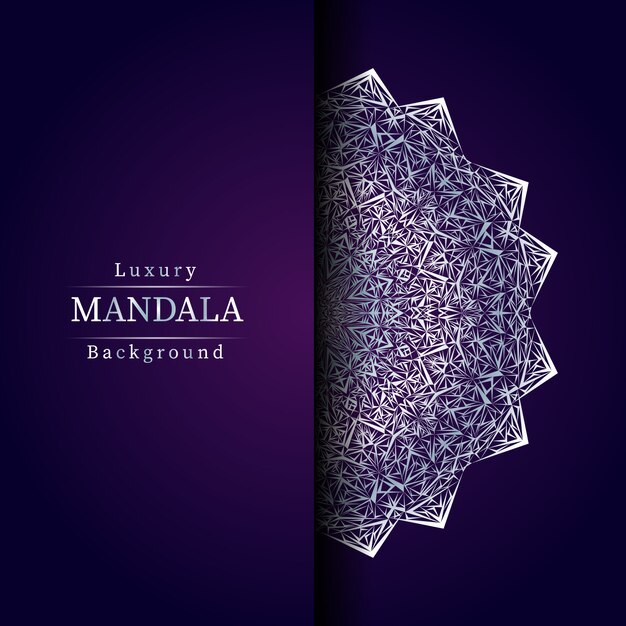 Fond de Mandala de luxe créatif