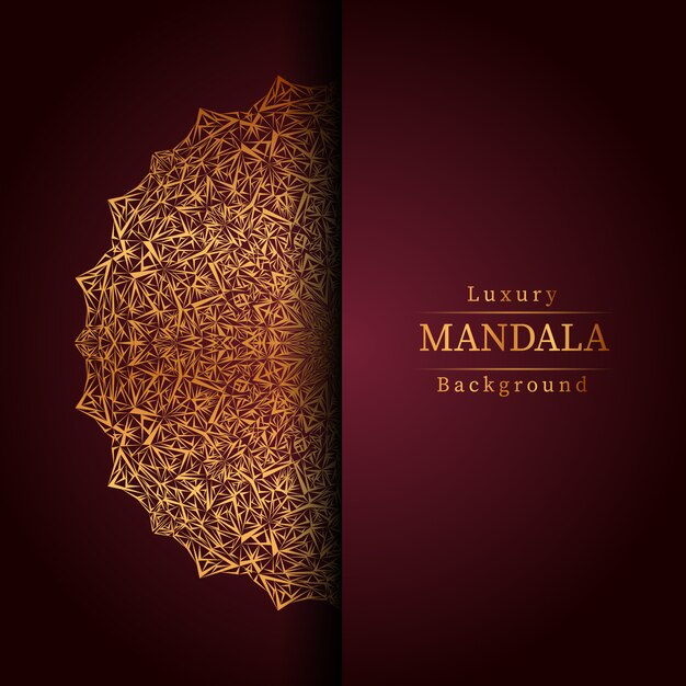 Fond de Mandala de luxe créatif