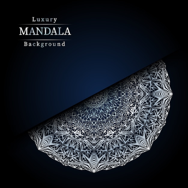 Fond de mandala de luxe créatif