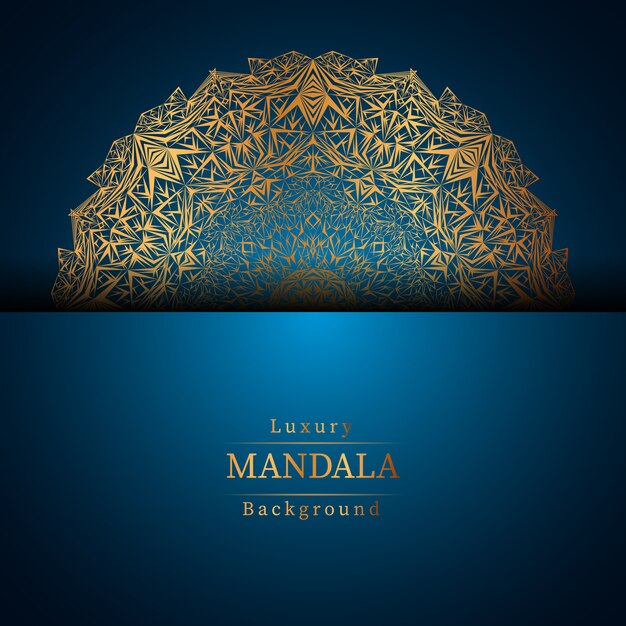 Fond de mandala de luxe créatif