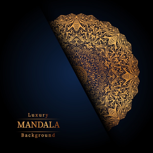 Fond de mandala de luxe créatif