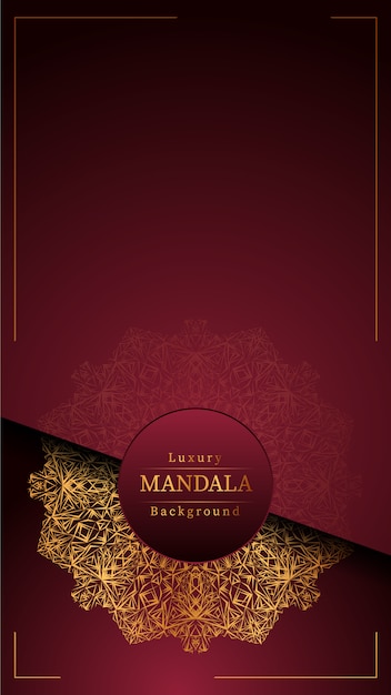 Fond De Mandala De Luxe Créatif