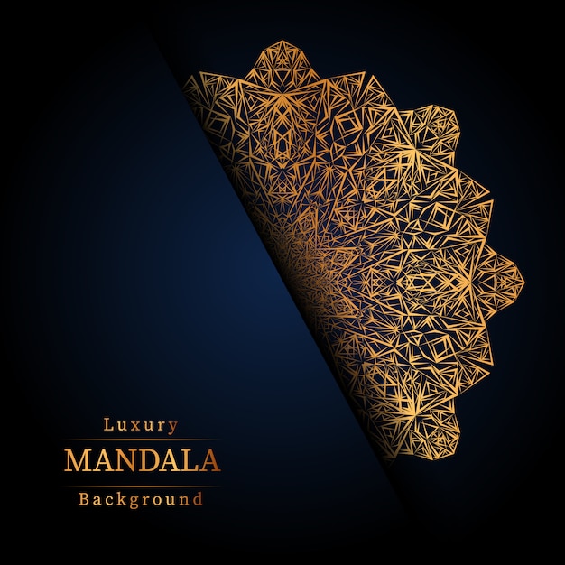 Fond de mandala de luxe créatif