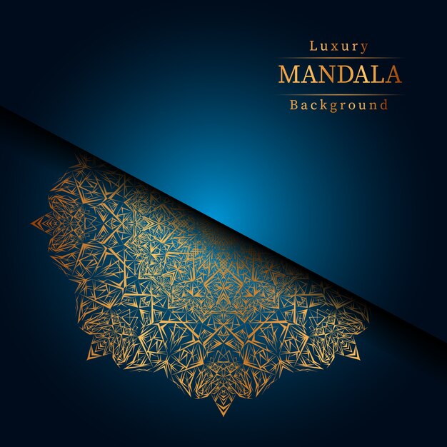 Fond de mandala de luxe créatif