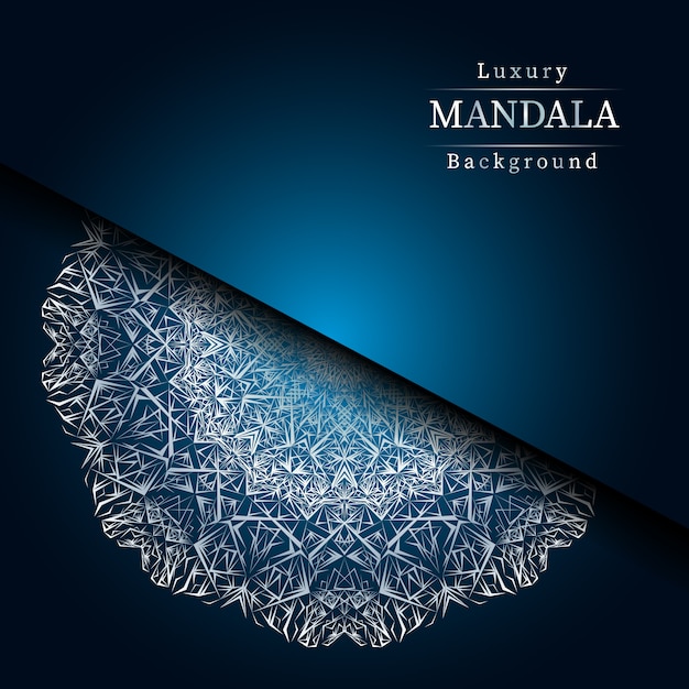 Fond de mandala de luxe créatif