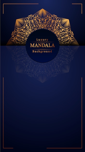 Fond De Mandala De Luxe Créatif