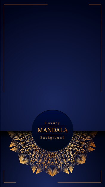 Fond De Mandala De Luxe Créatif