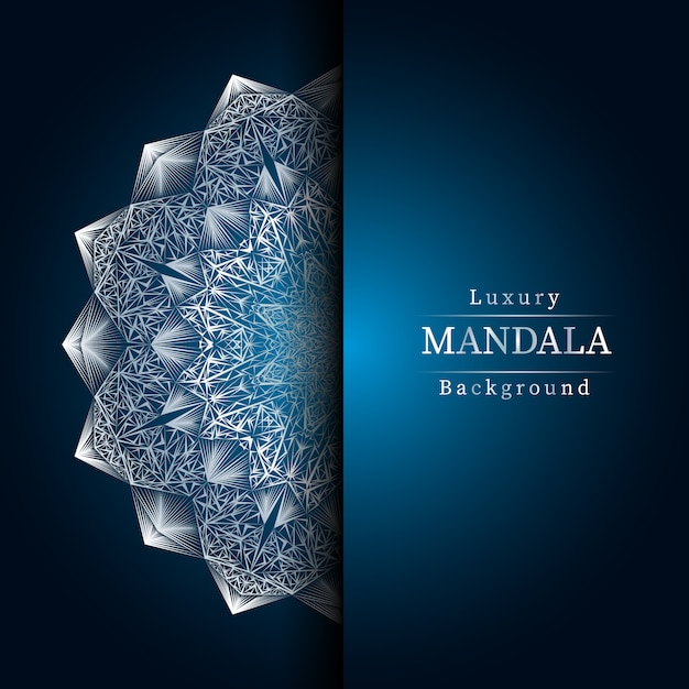 Fond de mandala de luxe créatif