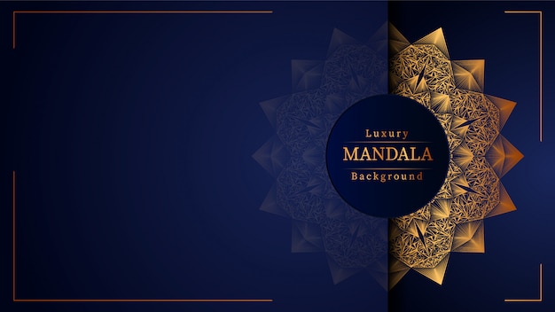 Fond De Mandala De Luxe Créatif