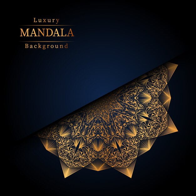 Fond de mandala de luxe créatif