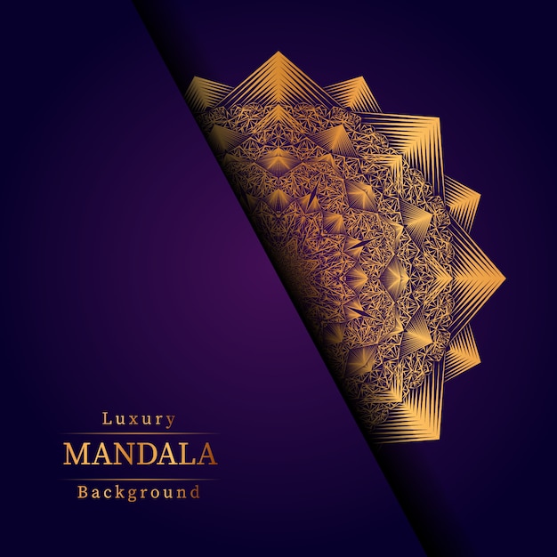 Fond de mandala de luxe créatif