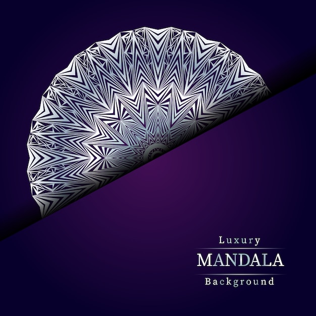 Fond de mandala de luxe créatif