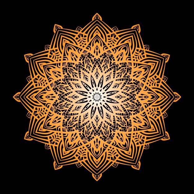 Fond De Mandala De Luxe Créatif