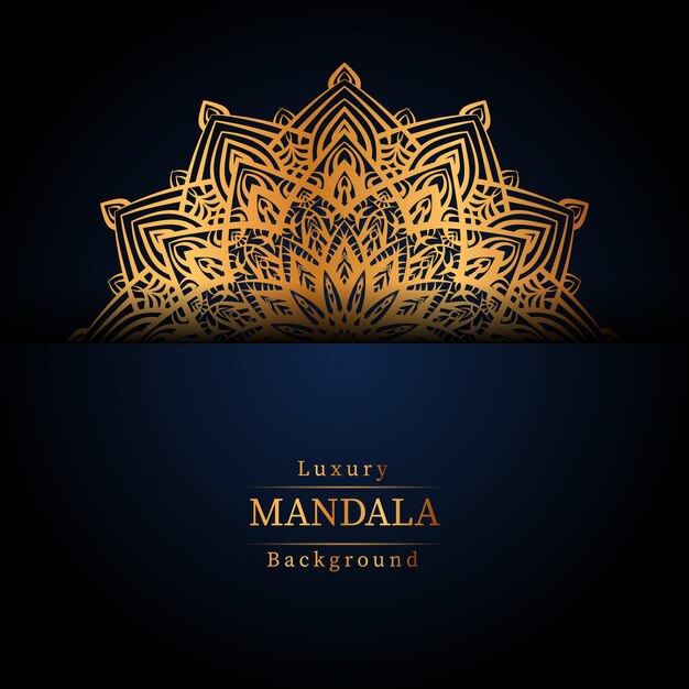 Fond de mandala de luxe créatif