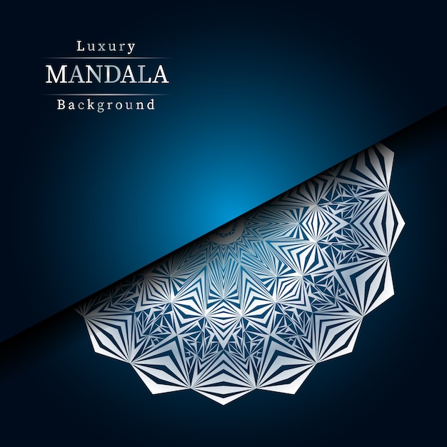 Fond de mandala de luxe créatif