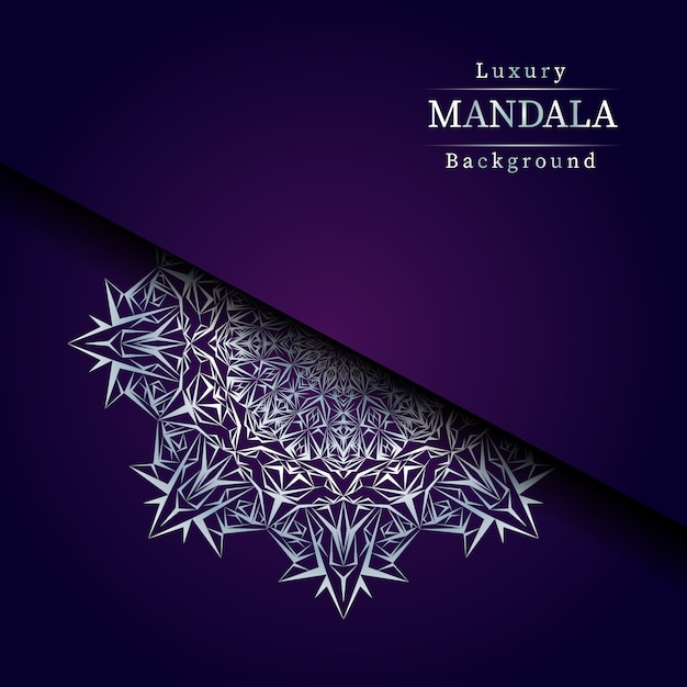 Fond de mandala de luxe créatif