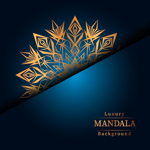 Fond de Mandala de luxe créatif